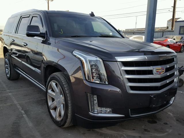 1GYS3JKJ0GR188627 - 2016 CADILLAC ESCALADE E GRAY photo 1