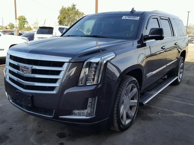 1GYS3JKJ0GR188627 - 2016 CADILLAC ESCALADE E GRAY photo 2
