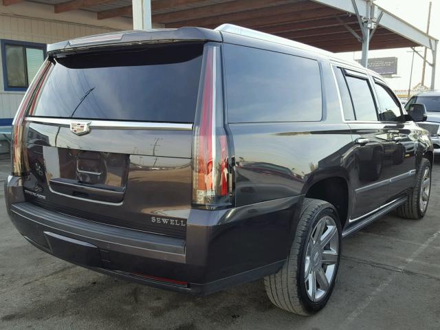 1GYS3JKJ0GR188627 - 2016 CADILLAC ESCALADE E GRAY photo 4