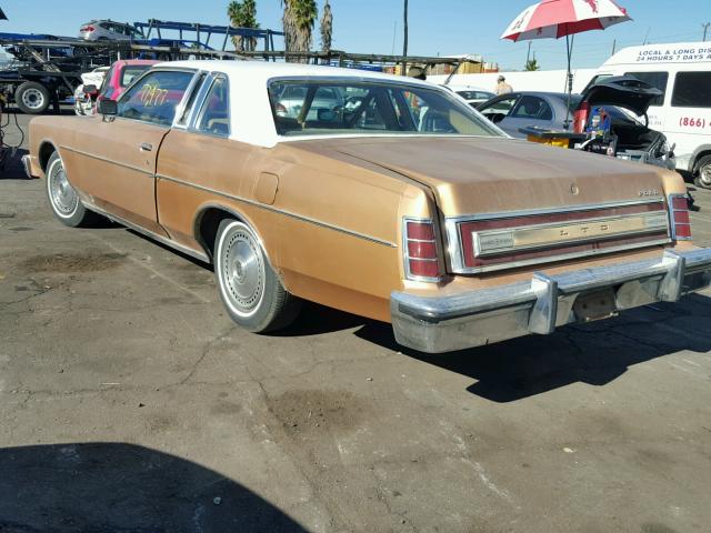 0000005J62H135845 - 1975 FORD LTD BROWN photo 3