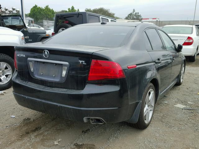 19UUA66215A067543 - 2005 ACURA TL BLACK photo 4