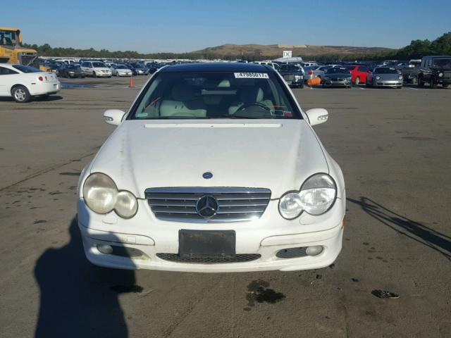 WDBRN47J92A214494 - 2002 MERCEDES-BENZ C 230K SPO WHITE photo 7