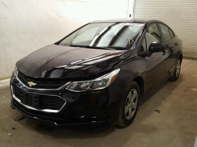 1G1BC5SMXH7224286 - 2017 CHEVROLET CRUZE LS BLACK photo 2