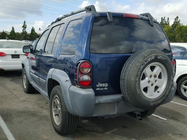 1J4GL38K25W526593 - 2005 JEEP LIBERTY RE BLUE photo 3