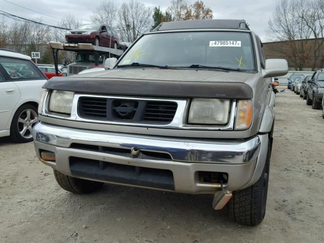 1N6ED27Y0YC376237 - 2000 NISSAN FRONTIER C GRAY photo 9