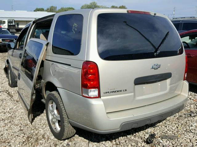 1GNDV231X7D214314 - 2007 CHEVROLET UPLANDER L BEIGE photo 3