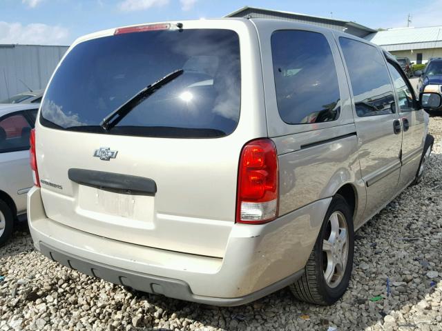 1GNDV231X7D214314 - 2007 CHEVROLET UPLANDER L 米色 照片 4
