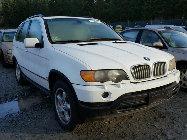 WBAFB33561LH15698 - 2001 BMW X5 4.4I WHITE photo 1