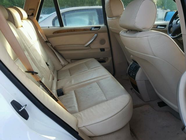 WBAFB33561LH15698 - 2001 BMW X5 4.4I WHITE photo 6