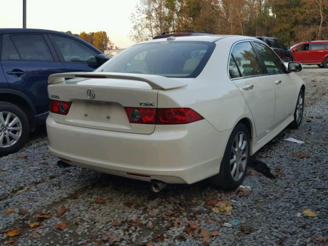 JH4CL96876C028860 - 2006 ACURA TSX WHITE photo 4