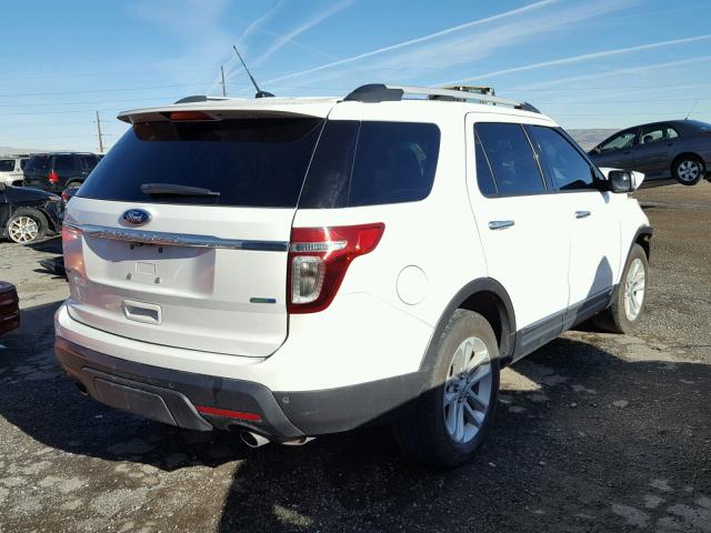 1FM5K8D84DGC90945 - 2013 FORD EXPLORER X WHITE photo 4