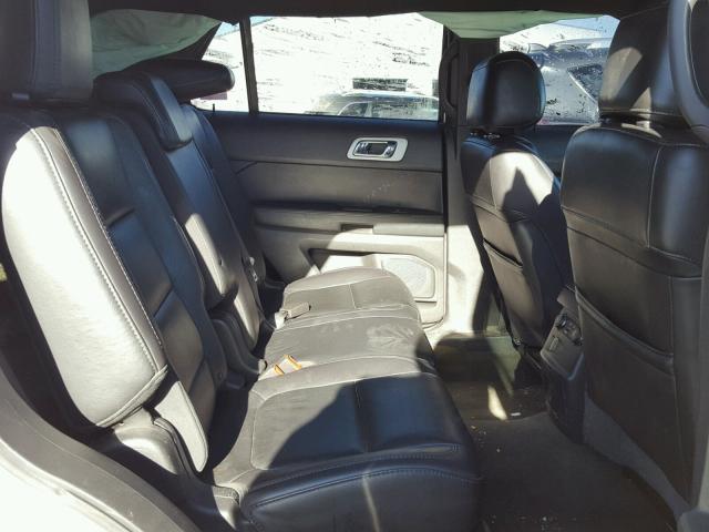 1FM5K8D84DGC90945 - 2013 FORD EXPLORER X WHITE photo 6