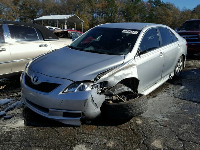 4T1BE46K87U104454 - 2007 TOYOTA CAMRY NEW SILVER photo 2
