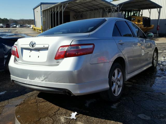 4T1BE46K87U104454 - 2007 TOYOTA CAMRY NEW SILVER photo 4