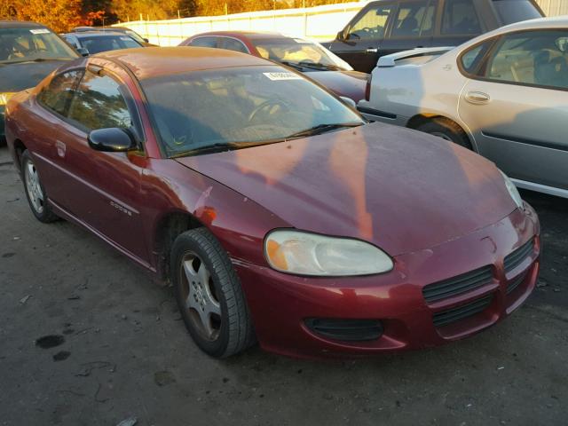 4B3AG42H21E085079 - 2001 DODGE STRATUS SE BURGUNDY photo 1