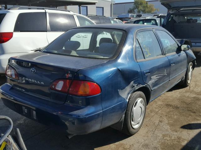 1NXBR18E1WZ074089 - 1998 TOYOTA COROLLA VE BLUE photo 4