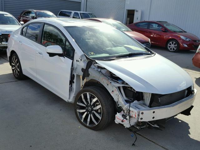 19XFB2F97FE209676 - 2015 HONDA CIVIC EXL 白色 照片 1