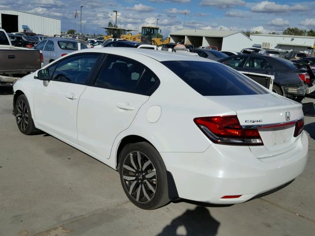 19XFB2F97FE209676 - 2015 HONDA CIVIC EXL 白色 照片 3