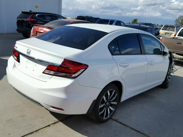 19XFB2F97FE209676 - 2015 HONDA CIVIC EXL 白色 照片 4
