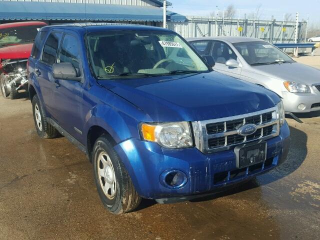 1FMCU02Z38KC97760 - 2008 FORD ESCAPE XLS BLUE photo 1