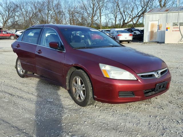 1HGCM56306A084227 - 2006 HONDA ACCORD SE MAROON photo 1