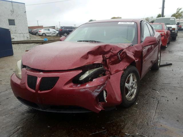 2G2WP522641348661 - 2004 PONTIAC GRAND PRIX RED photo 2