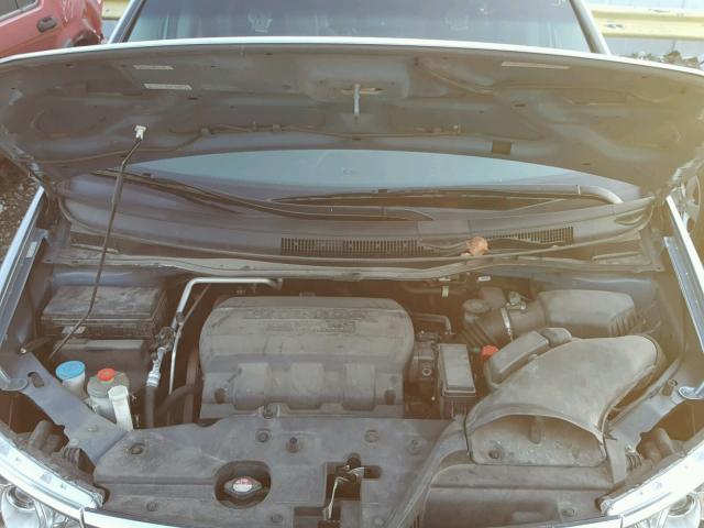 5FNRL5H65BB041961 - 2011 HONDA ODYSSEY EX BLUE photo 7