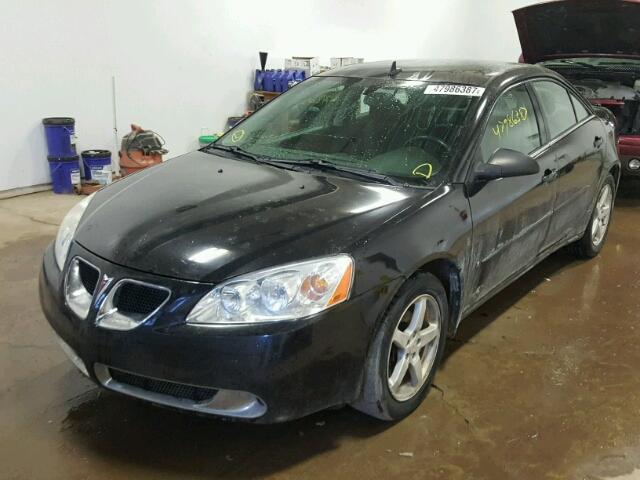 1G2ZG57N284149181 - 2008 PONTIAC G6 BASE BLACK photo 2