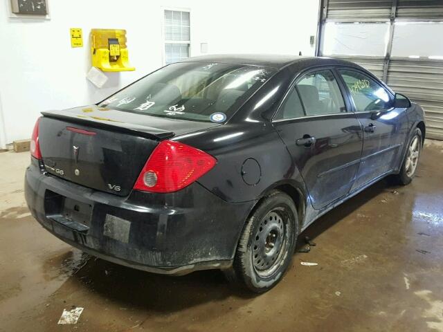 1G2ZG57N284149181 - 2008 PONTIAC G6 BASE BLACK photo 4