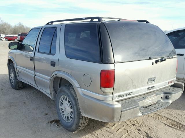 1GKDT13W012220036 - 2001 GMC JIMMY TAN photo 3