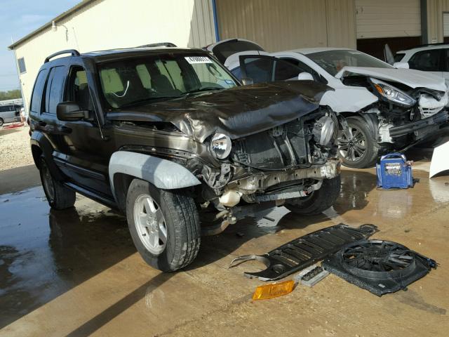 1J4GK48K75W585678 - 2005 JEEP LIBERTY SP GRAY photo 1