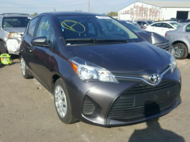 VNKKTUD34HA084607 - 2017 TOYOTA YARIS L GRAY photo 1