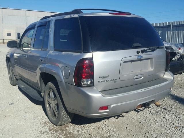 1GNDT13S062190155 - 2006 CHEVROLET TRAILBLAZE SILVER photo 3