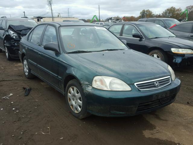 2HGEJ6610YH562155 - 2000 HONDA CIVIC BASE GREEN photo 1