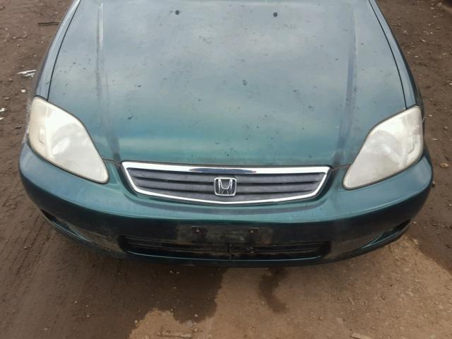 2HGEJ6610YH562155 - 2000 HONDA CIVIC BASE GREEN photo 7