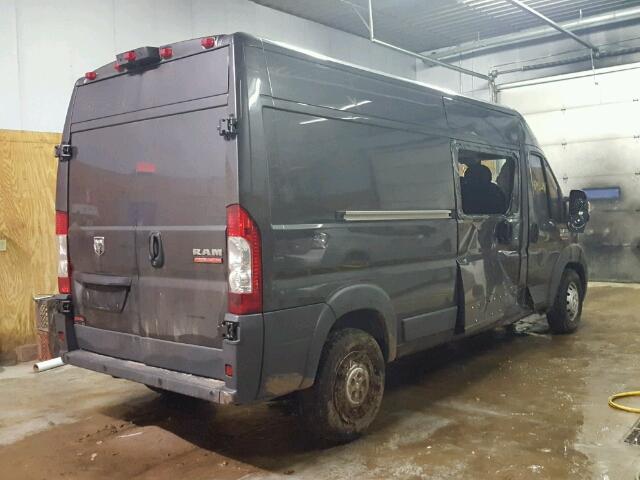 3C6TRVDG2EE109377 - 2014 RAM PROMASTER GRAY photo 4