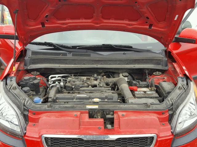 KNDJT2A27A7138358 - 2010 KIA SOUL + RED photo 7
