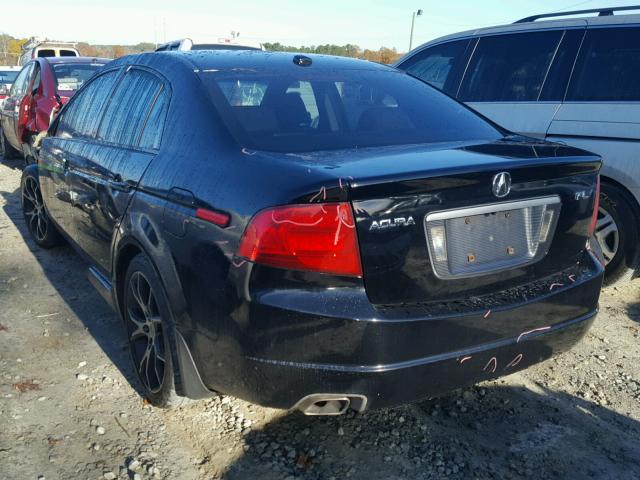 19UUA662X7A004931 - 2007 ACURA TL BLACK photo 3