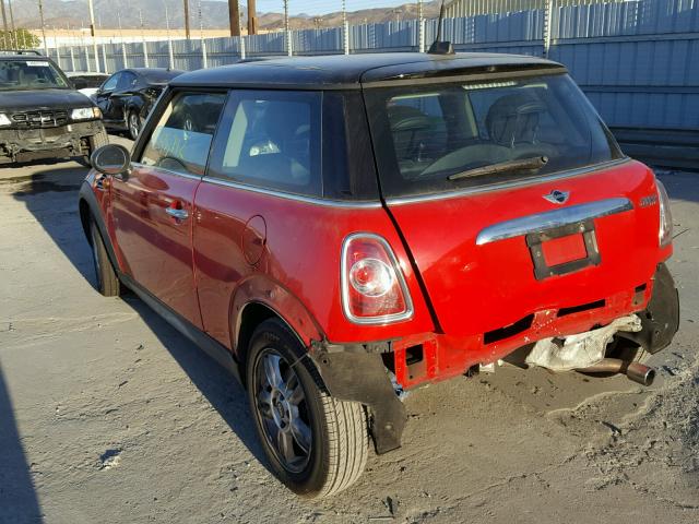 WMWSU3C52CT541945 - 2012 MINI COOPER RED photo 3