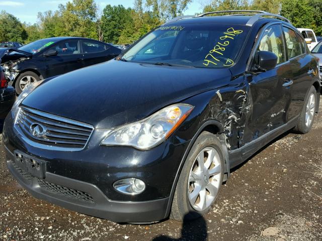 JN1AJ0HR1AM753716 - 2010 INFINITI EX35 BASE BLACK photo 2