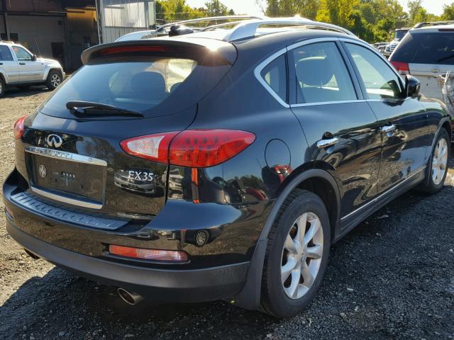 JN1AJ0HR1AM753716 - 2010 INFINITI EX35 BASE BLACK photo 4