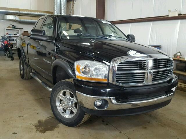 3D7KS28D66G172081 - 2006 DODGE RAM 2500 S BLACK photo 1
