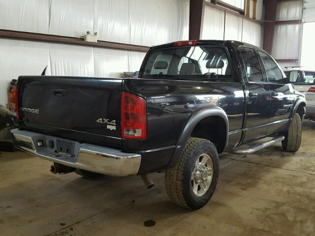 3D7KS28D66G172081 - 2006 DODGE RAM 2500 S BLACK photo 4