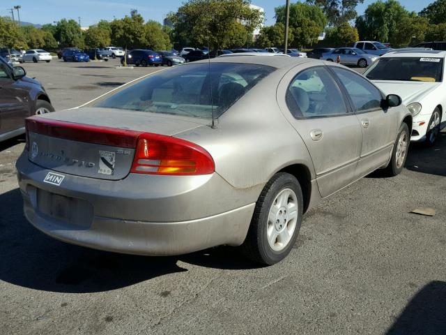 2B3HD46R42H120176 - 2002 DODGE INTREPID S GOLD photo 4