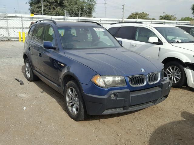 WBXPA93414WA61090 - 2004 BMW X3 3.0I BLUE photo 1