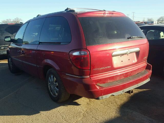 2A8GP64L76R757647 - 2006 CHRYSLER TOWN & COU RED photo 3