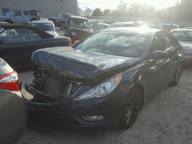 5NPEC4AB5CH475932 - 2012 HYUNDAI SONATA SE BLACK photo 2