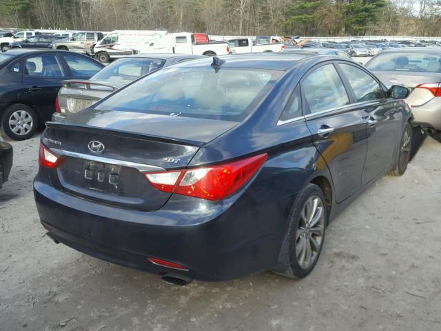 5NPEC4AB5CH475932 - 2012 HYUNDAI SONATA SE BLACK photo 4