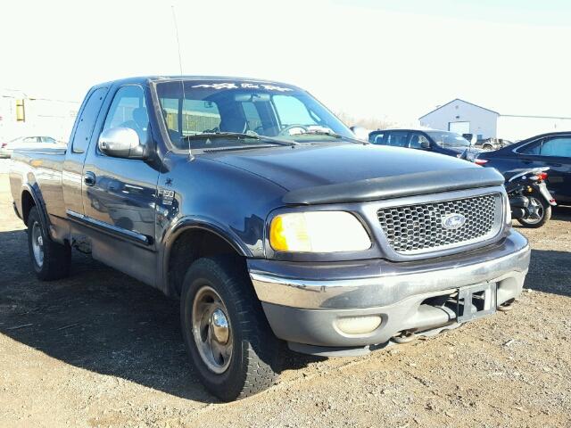 1FTRX18W41NA68906 - 2001 FORD F150 BLUE photo 1