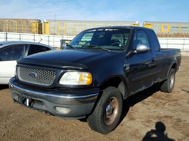 1FTRX18W41NA68906 - 2001 FORD F150 BLUE photo 2